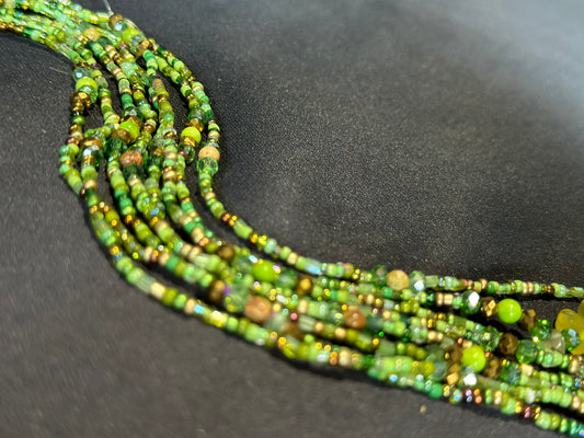 Mojito Waistbeads feat. Green Jasper