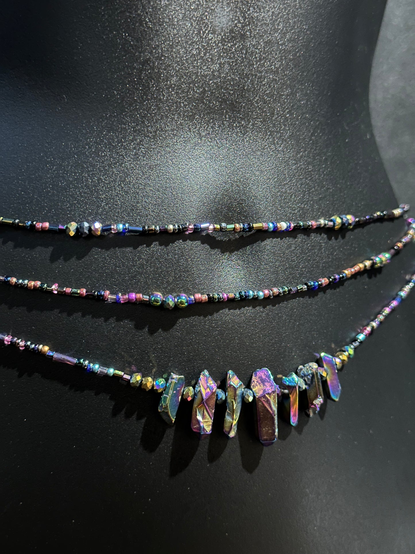 Stellar Waistbeads feat. Hematite Pendant