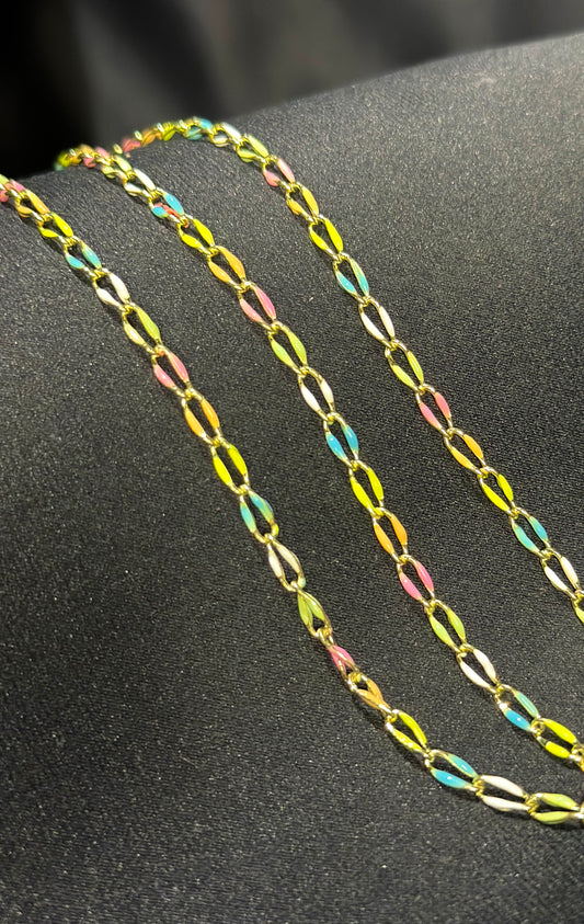 Multicolor Yellow Gold Waistchain (16K)