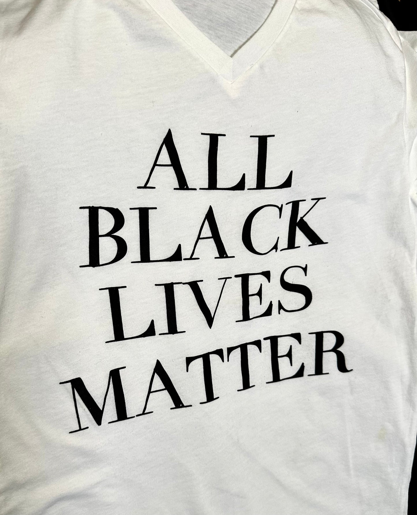 All Black Lives Matter Tee (white)