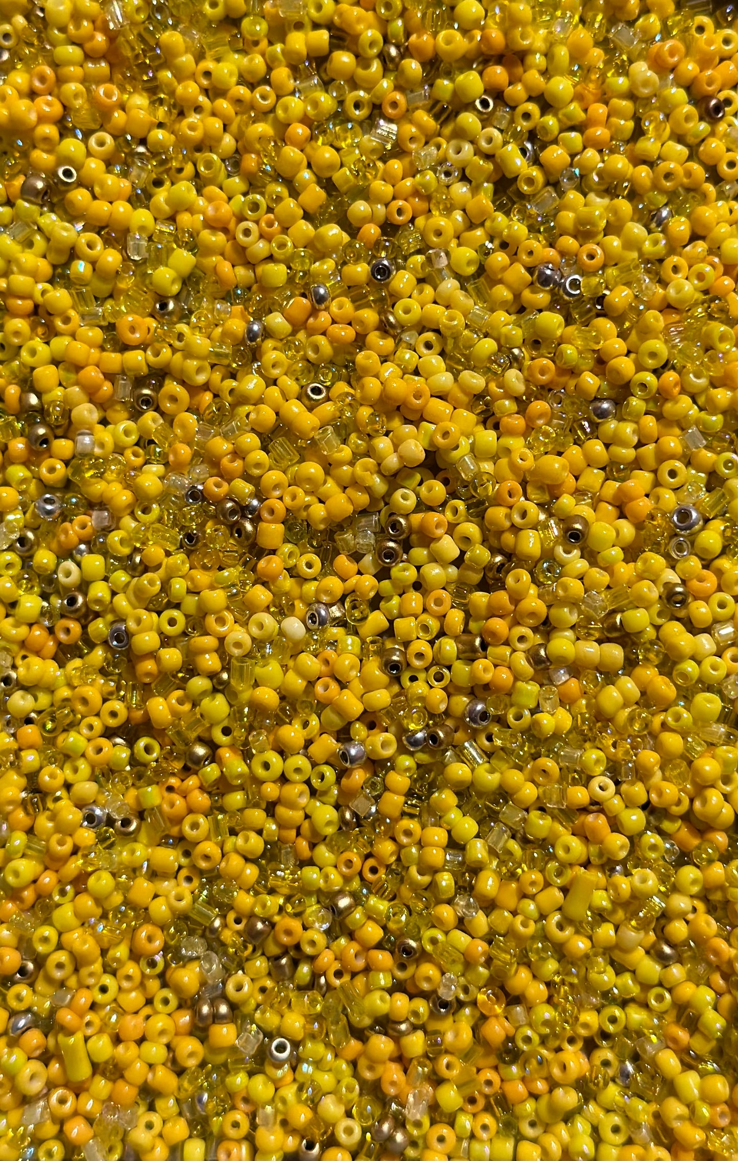 Honeycomb Waistbeads feat. Yellow Crystal Pendant