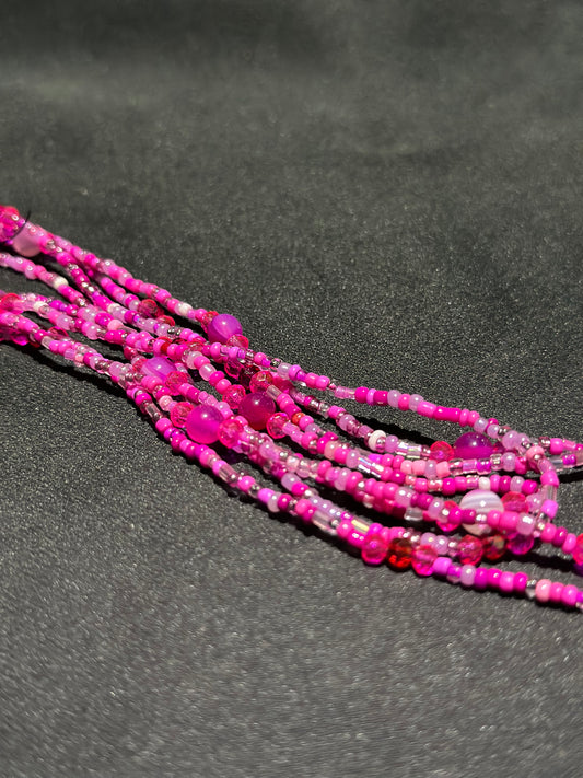 Hibiscus Waist Beads feat. Rose Red Agate