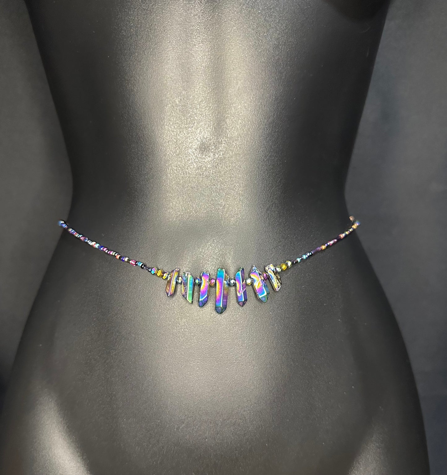 Stellar Waistbeads feat. Hematite Pendant