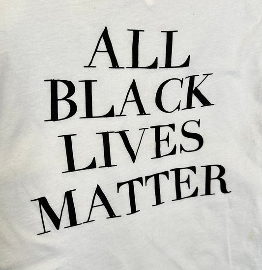 All Black Lives Matter Tank (white)