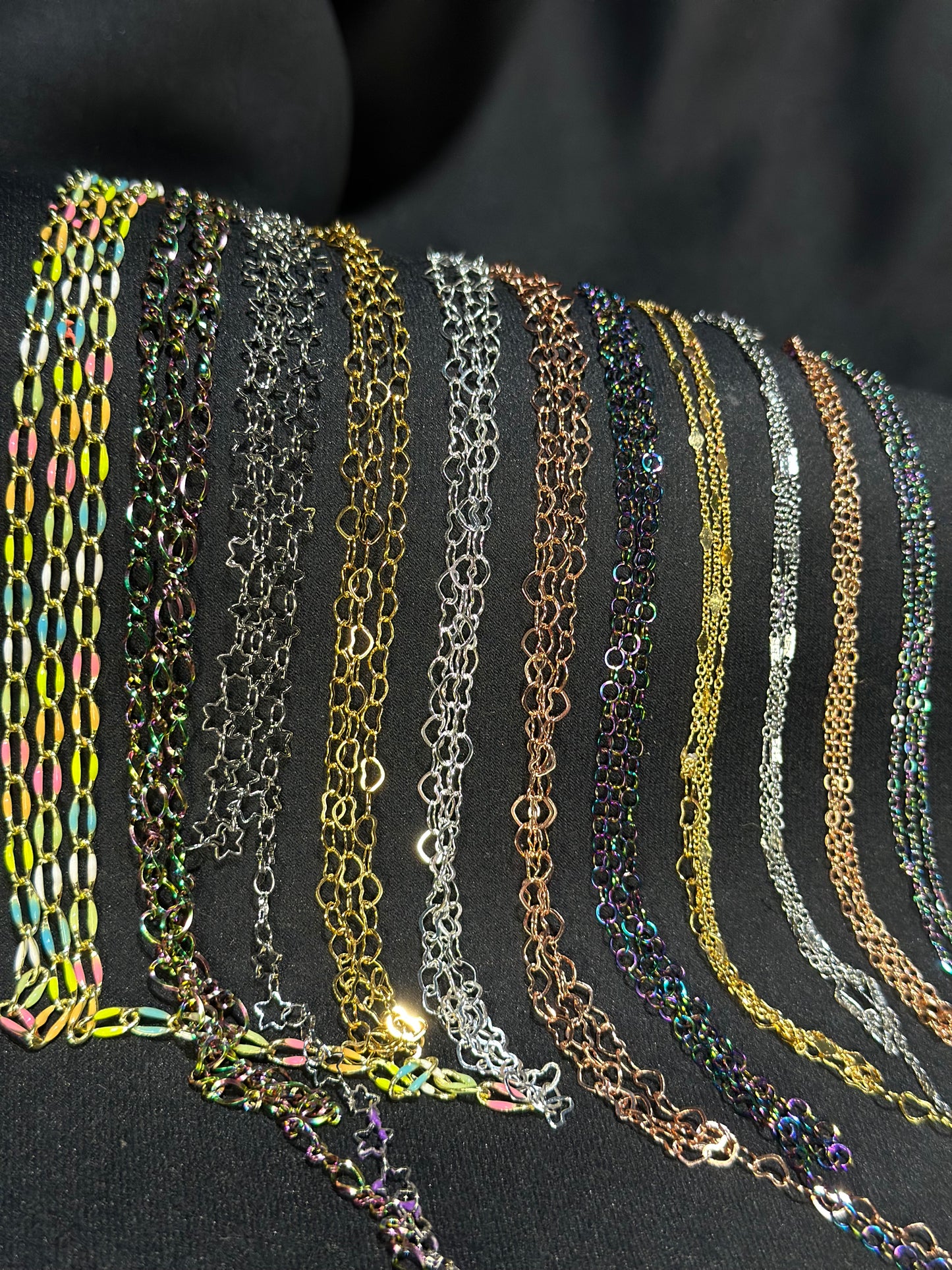 Rainbow Iridescent Figaro Waistchain