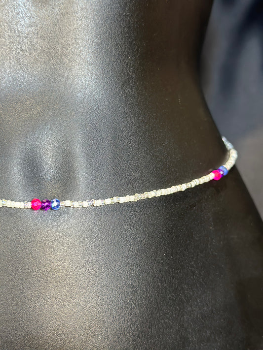 Bisexual Flag Waistbeads