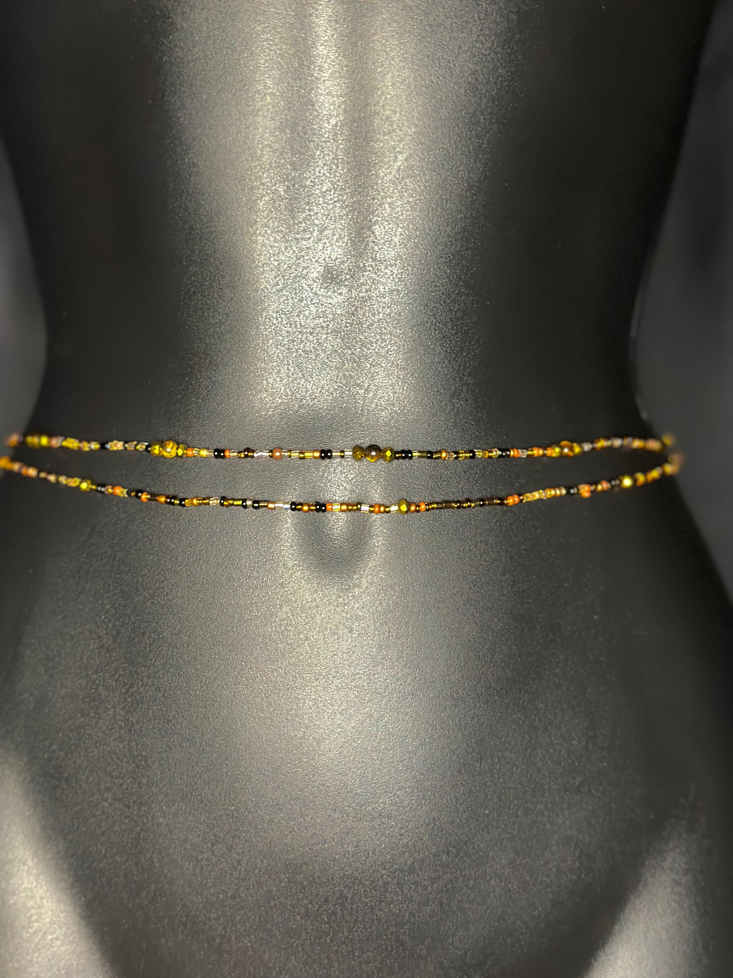 Brown Sugar Waistbeads feat. Tiger’s Eye