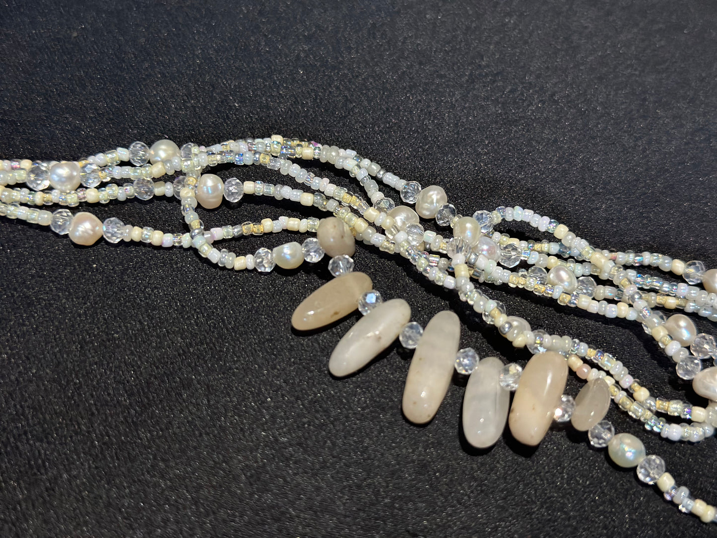 Pearl Waistbeads feat. Sunstone Pendant