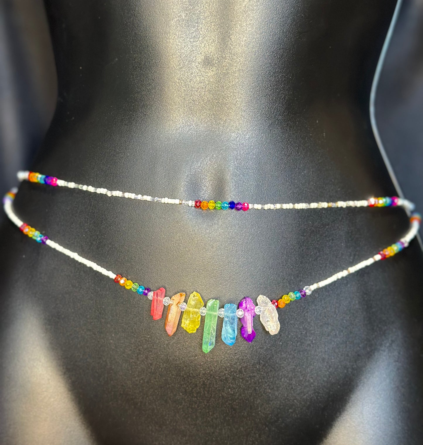 Rainbow Waistbeads feat. Rainbow Pendant