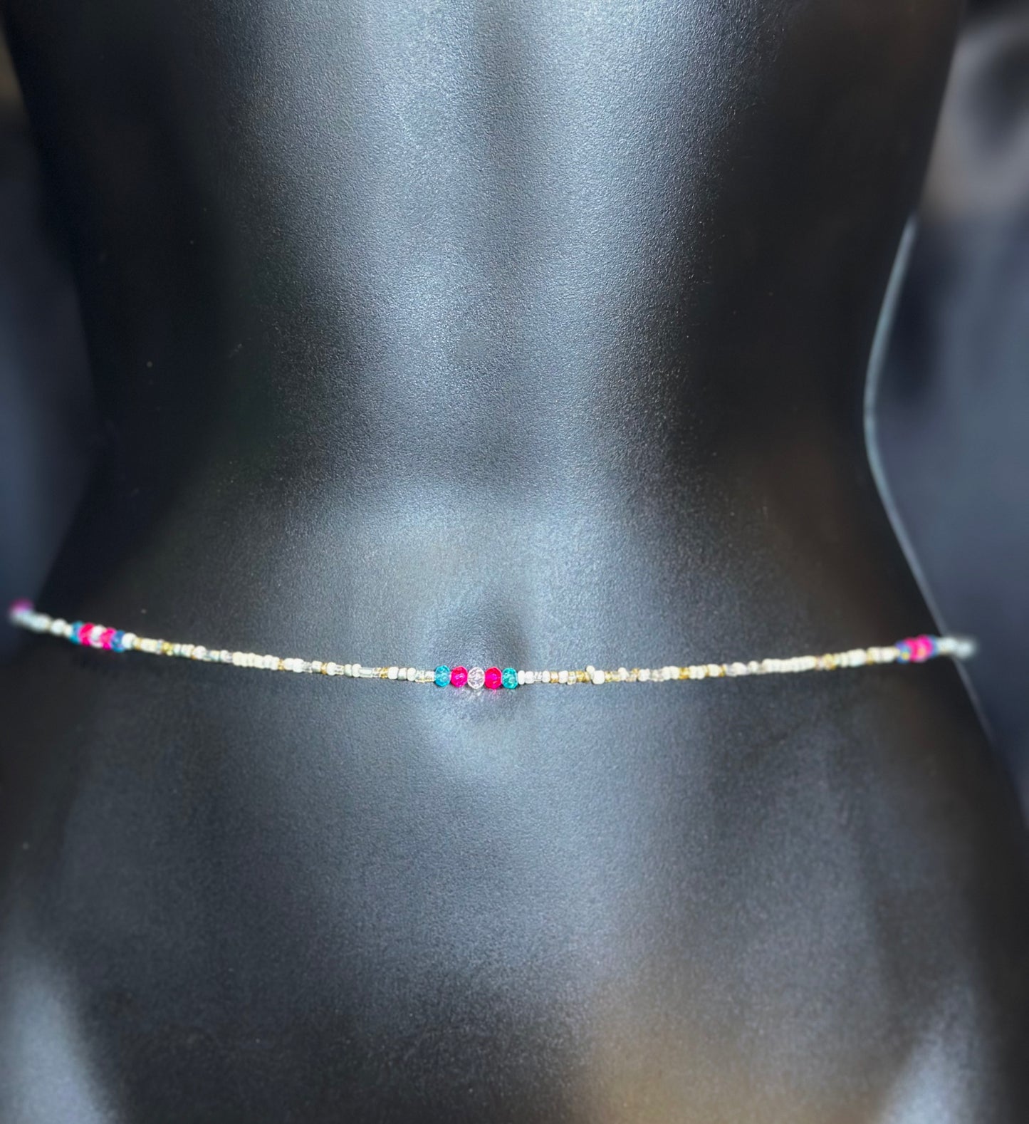 Transgender Flag Waistbeads