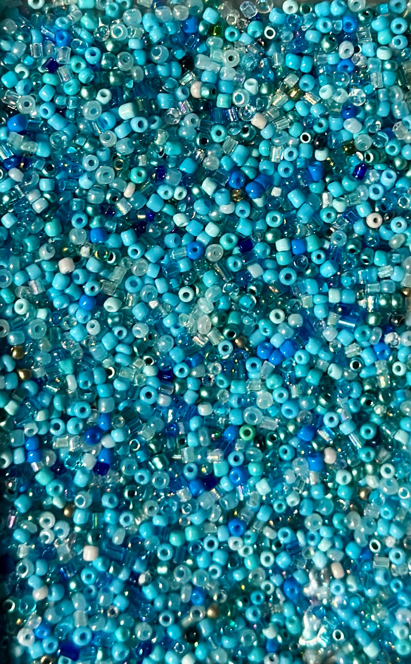 Seabreeze Waistbeads feat. Turquoise Pendant