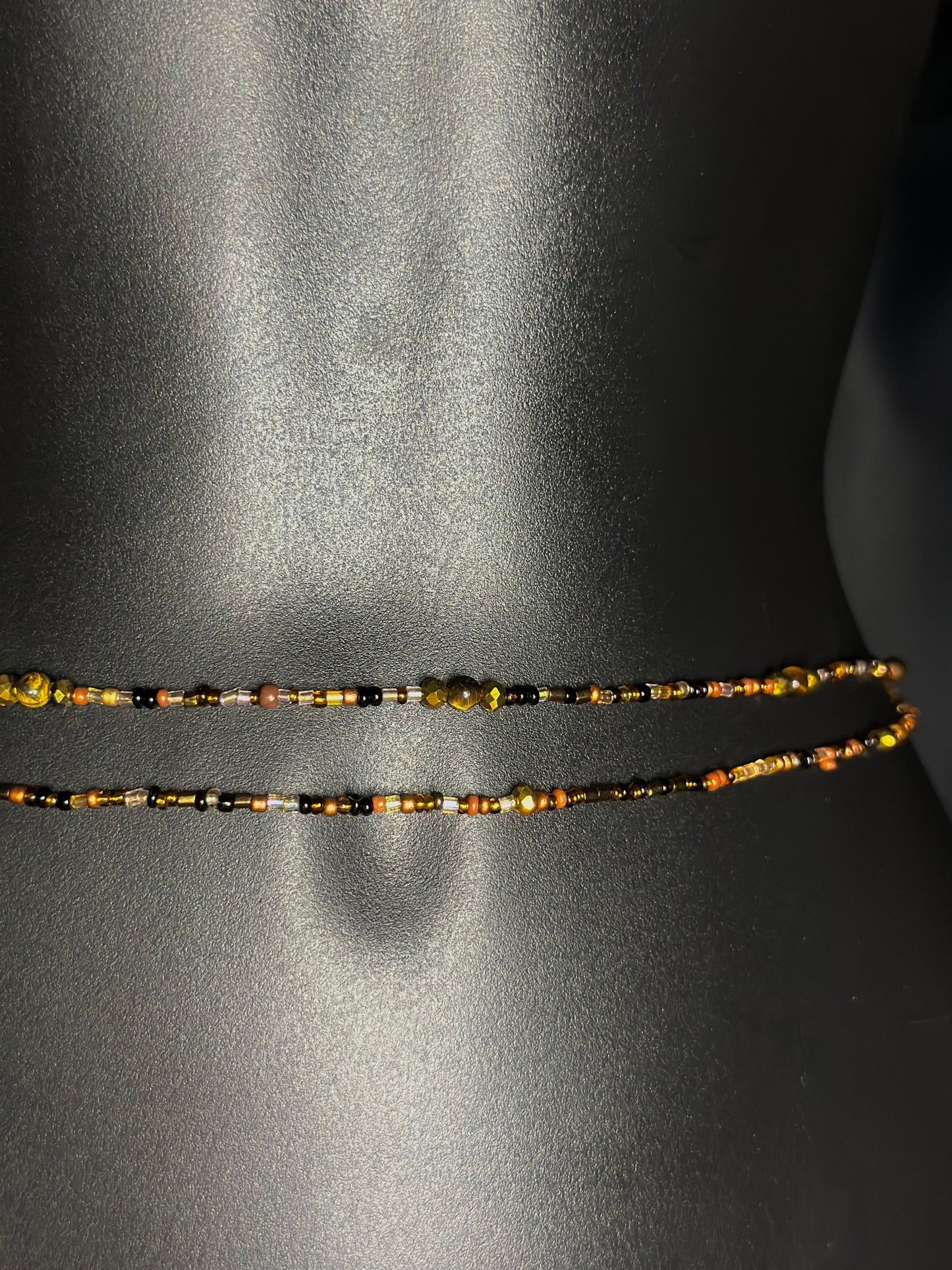 Brown Sugar Waistbeads feat. Tiger’s Eye