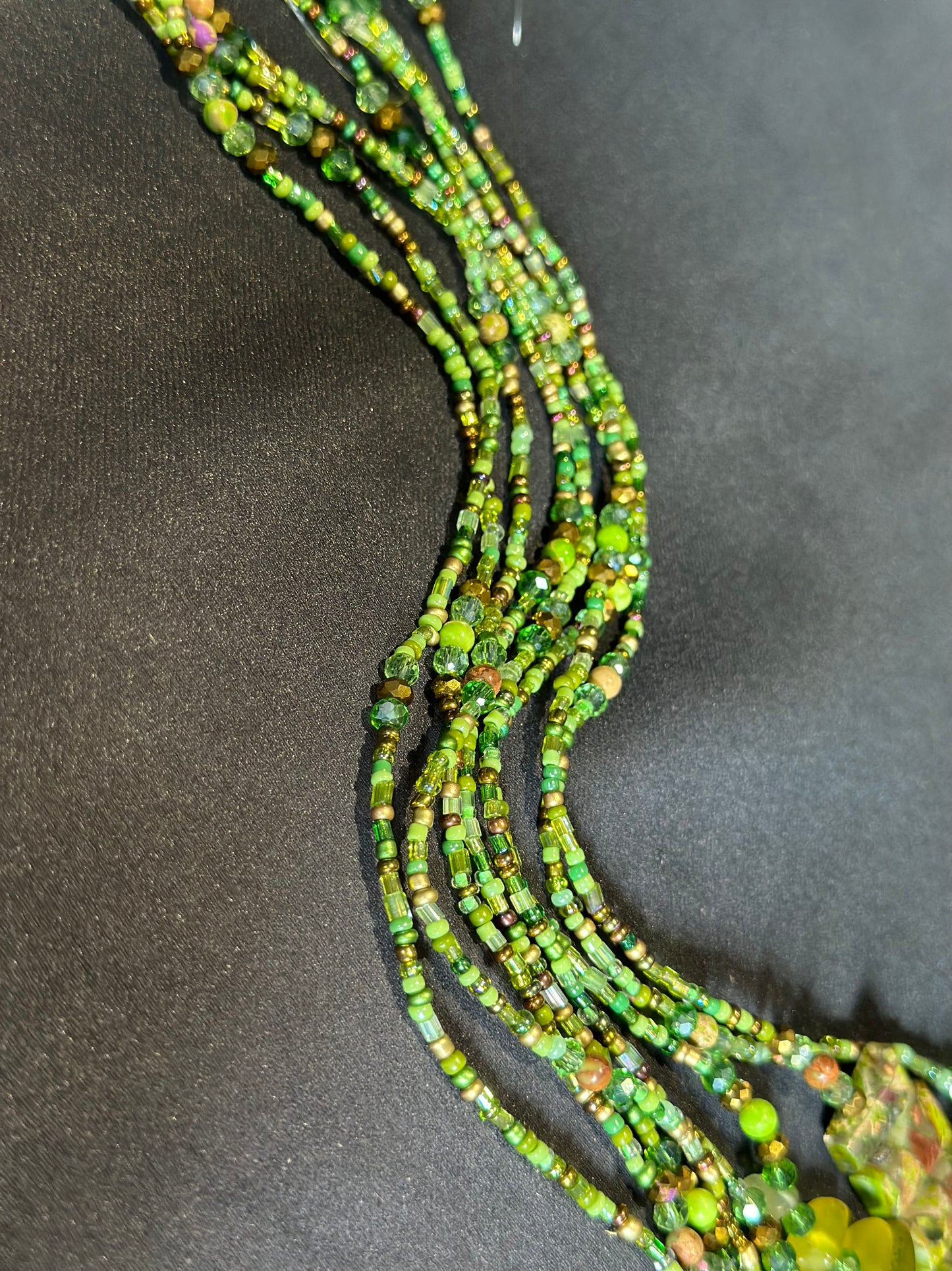 Mojito Waistbeads feat. Green Jasper