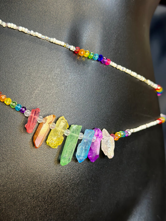 Rainbow Waistbeads feat. Rainbow Pendant