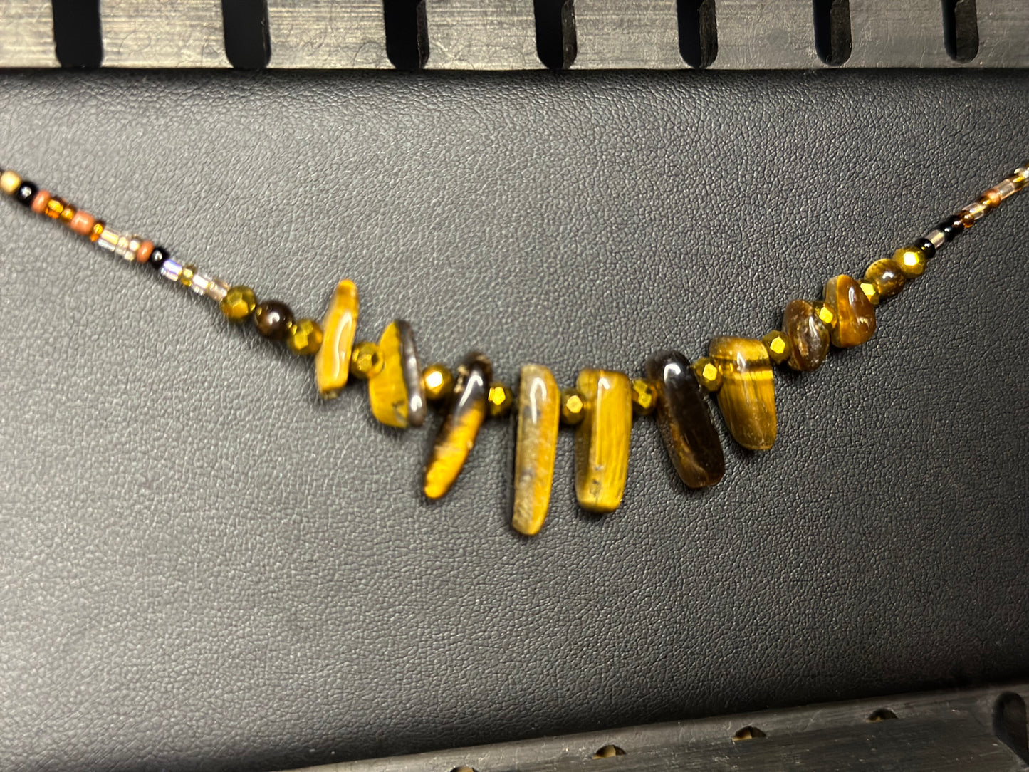 Brown Sugar Waistbeads feat. Tiger’s Eye Pendant