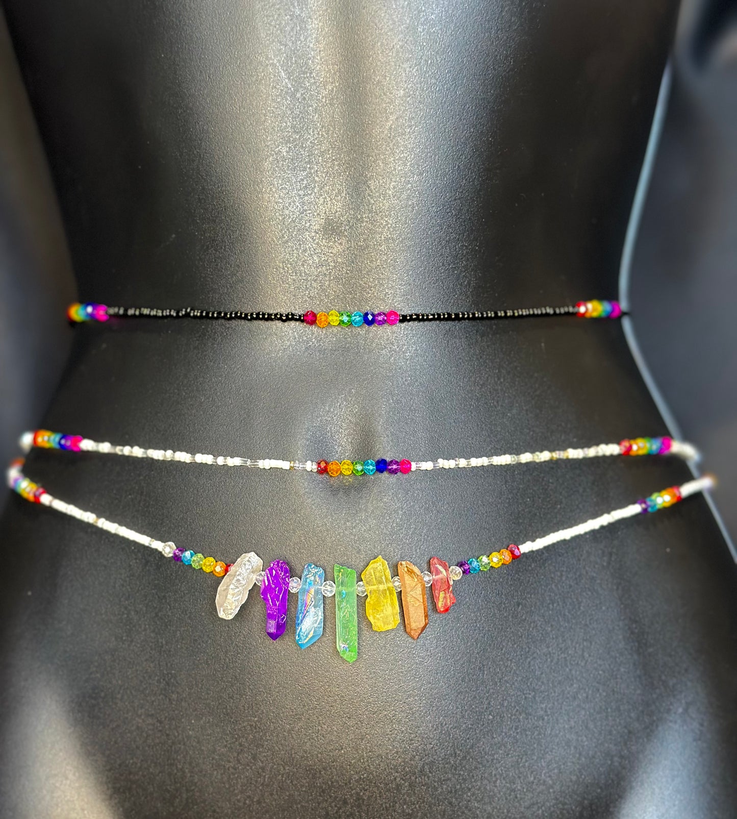 Rainbow Waistbeads feat. Rainbow Pendant