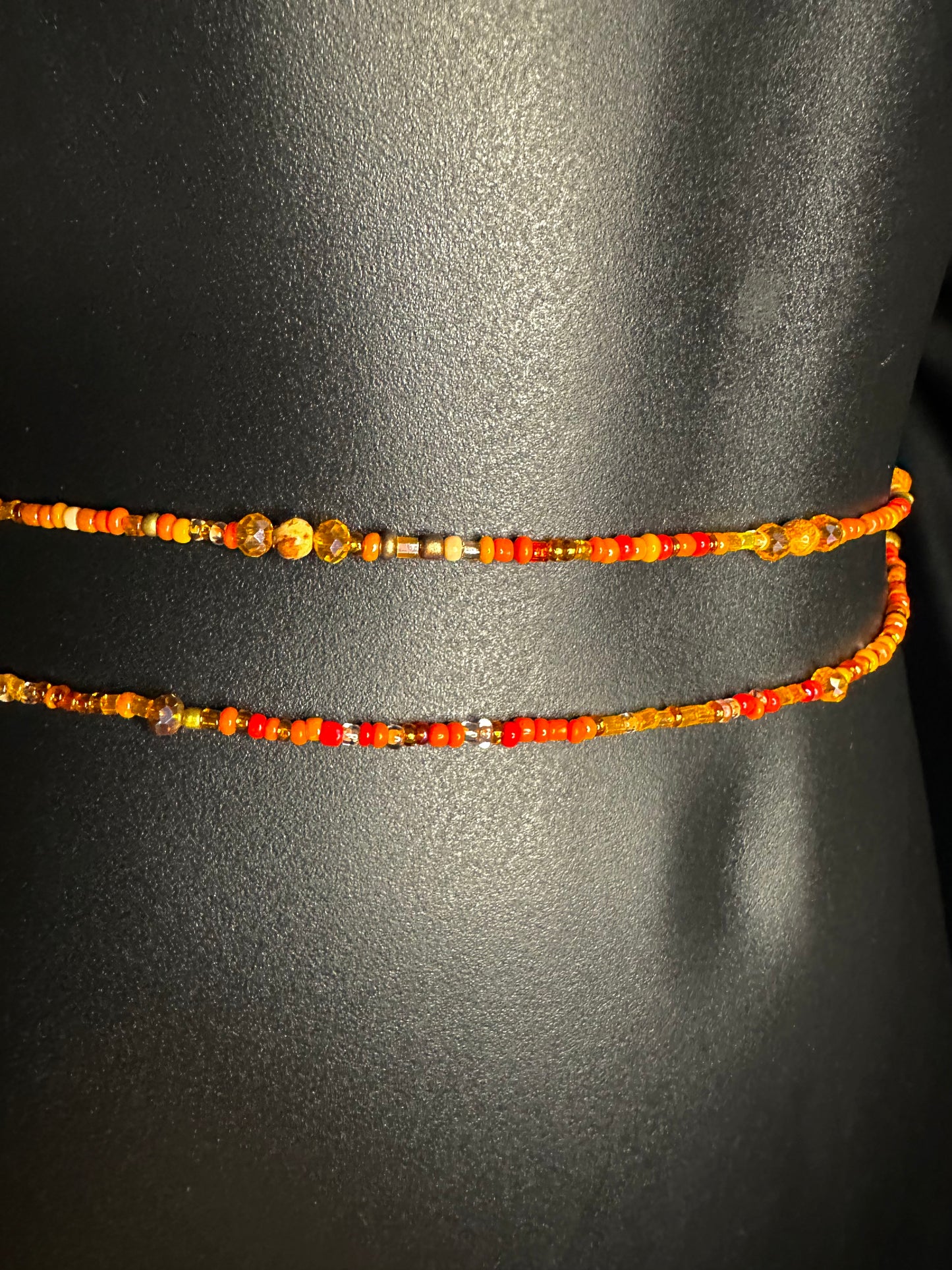 Mango Waistbeads feat. Orange Jasper