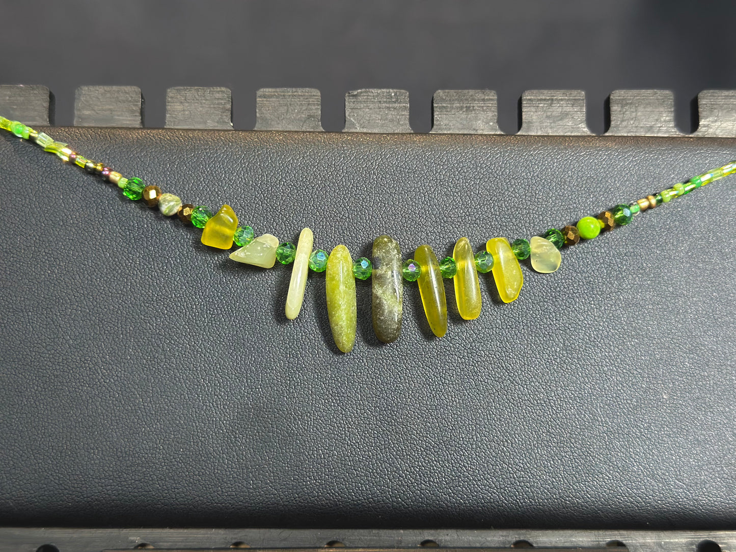 Mojito Waistbeads feat. Lime Jade Pendant