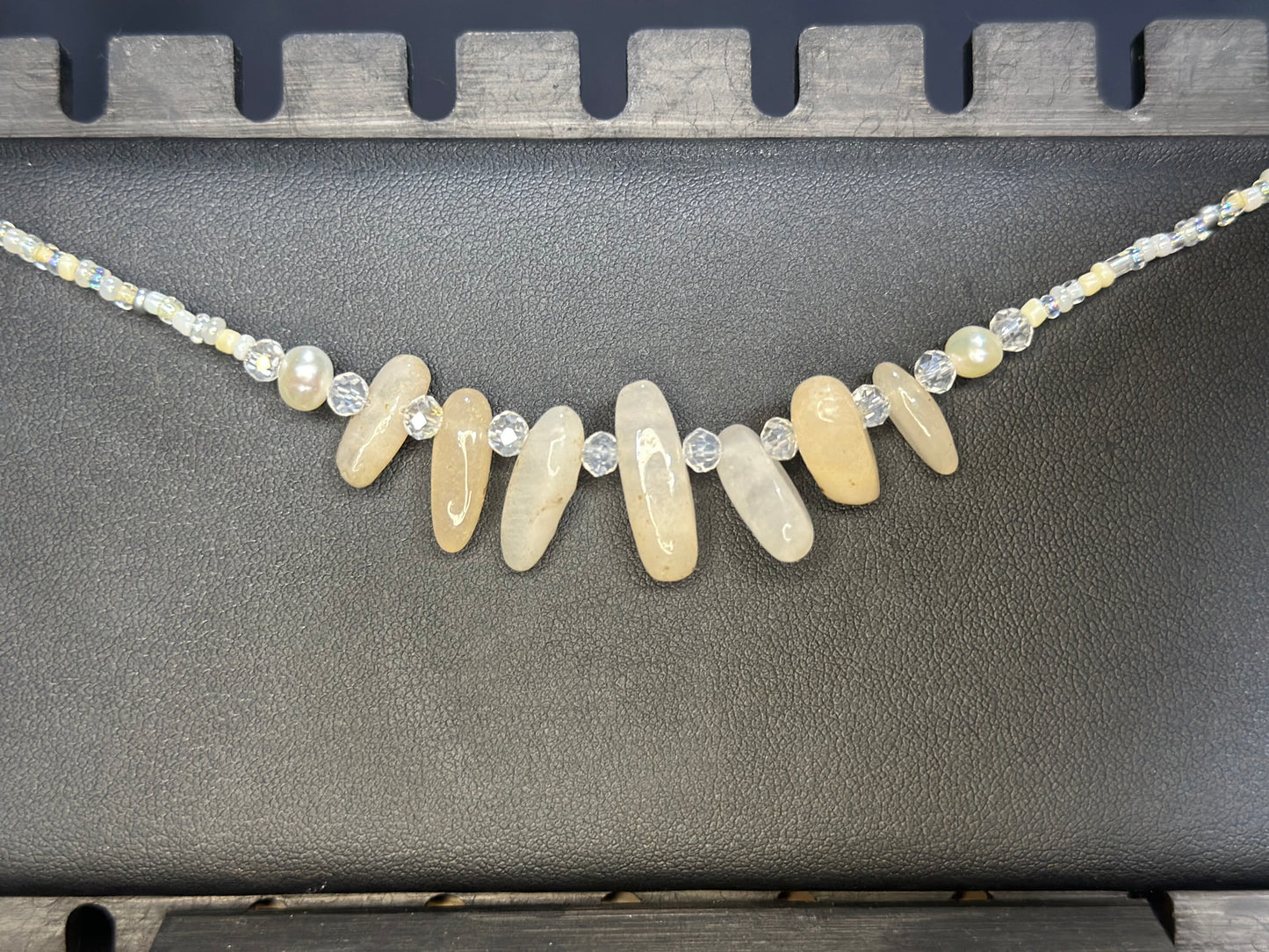 Pearl Waistbeads feat. Sunstone Pendant