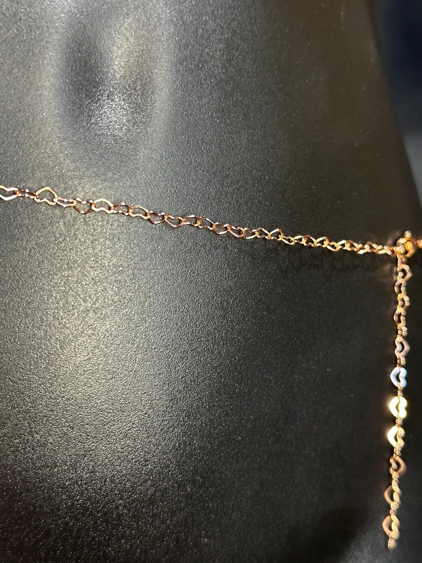 Rose Gold Hearts Waistchain (18K)