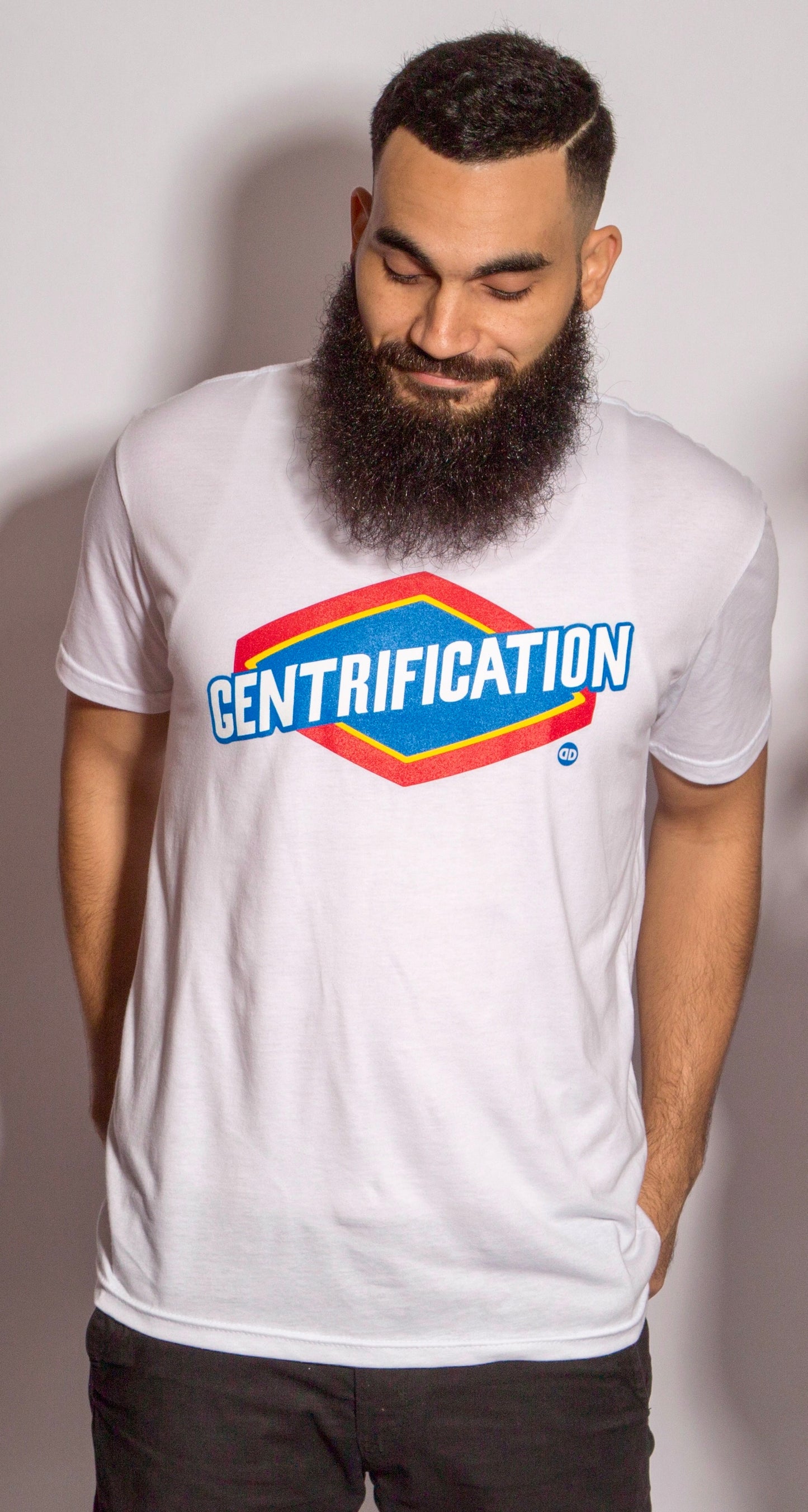 Gentrification Tee (white)