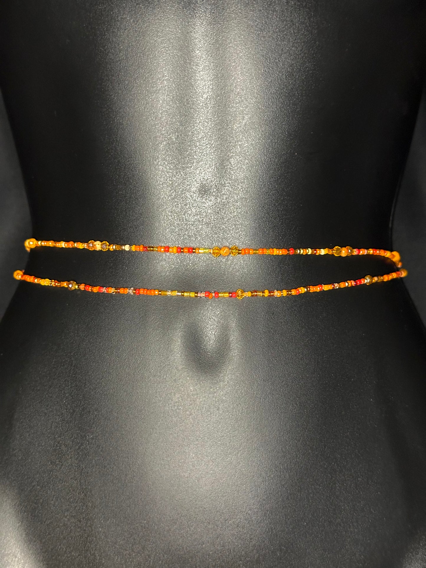 Mango Waistbeads feat. Orange Jasper